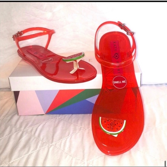 Katy Perry’s Watermelon 🍉 The Geli Sandal Sz 8M NWT - Picture 2 of 12